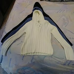 3 old navy hooded sweaters